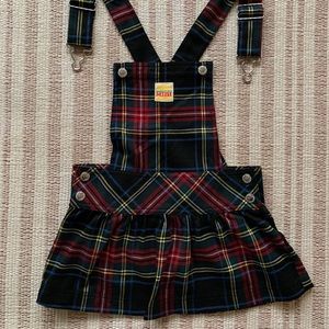 NWOT Harajuku Mini Plaid Jumper Size 5T